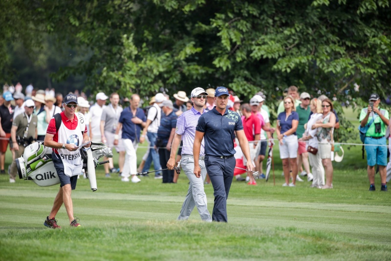 BMW International Open Runde 2, Henrik Stenson mit Bernd Wiesberger (Foto: BMW AG)