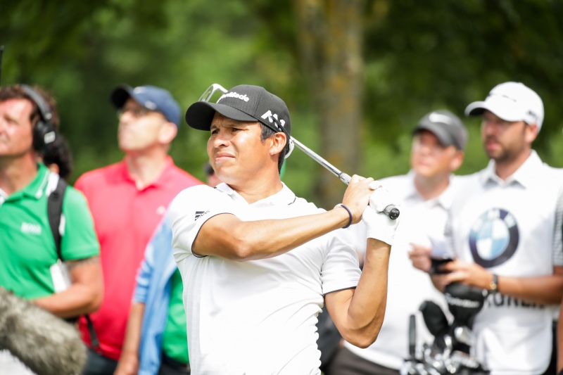 BMW International Open Sieger 2017 Andres Romero beim Eisenschlag (Foto: BMW AG)