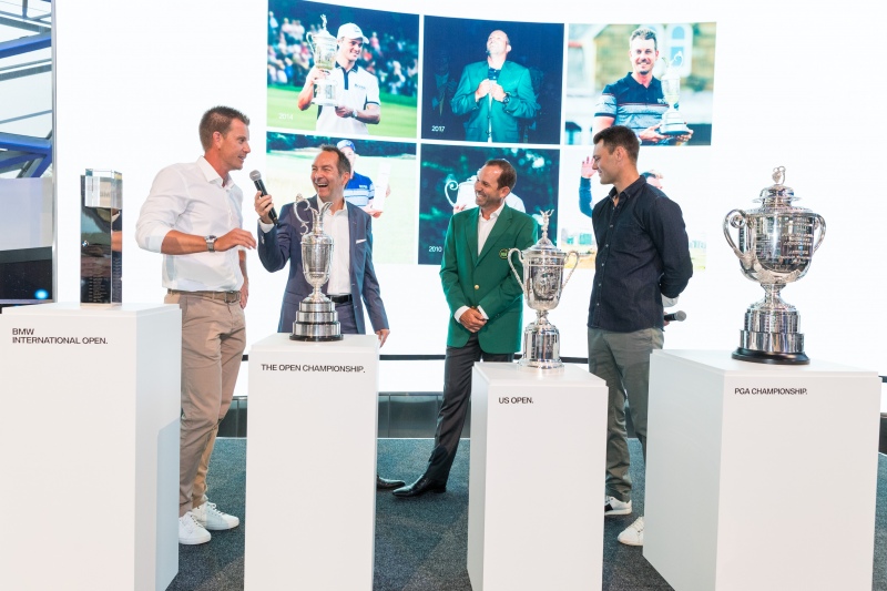 BMW International Open 2017 Ausstellung Major Sieger Pokale auf BMW Open Major Challenge (Foto: BMW AG)