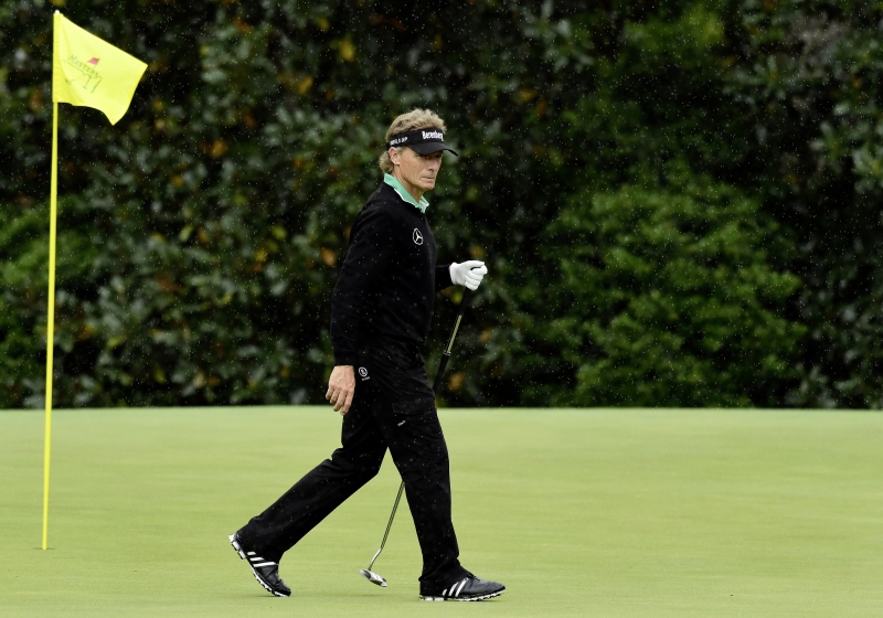 Masters 2017 in Augusta Mercedes-Benz Markenbotschafter Bernhard Langer auf dem Grün
