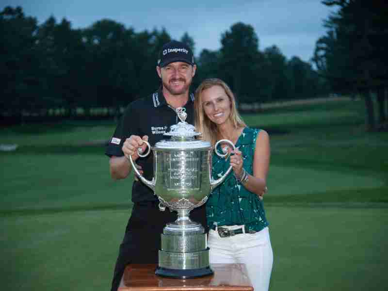 PGA Championship Sieger Jimmy Walker mit Ehefrau Erin