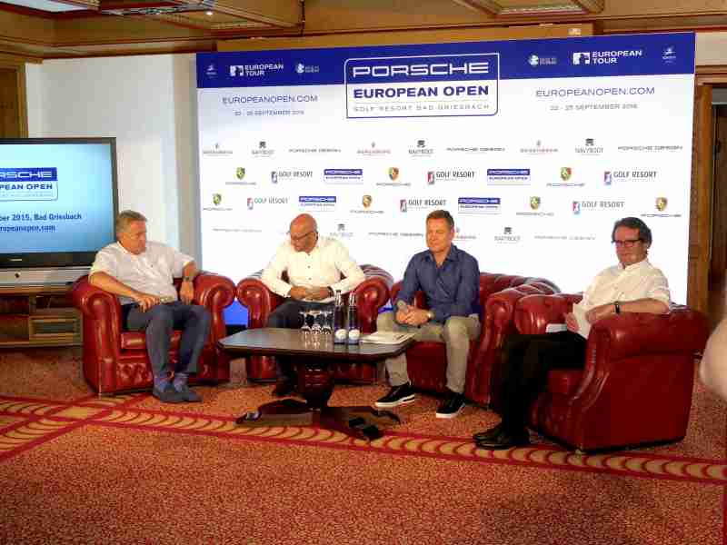 Porsche European Open Pressekonferenz Spieler Ankündigung Porsche European Open Pressekonferenz Spieler Ankündigung