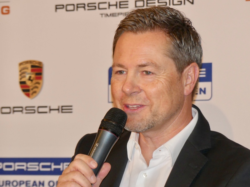 Porsche European Open 2017 Pressekonferenz Turnierdirektor Dominik Senn