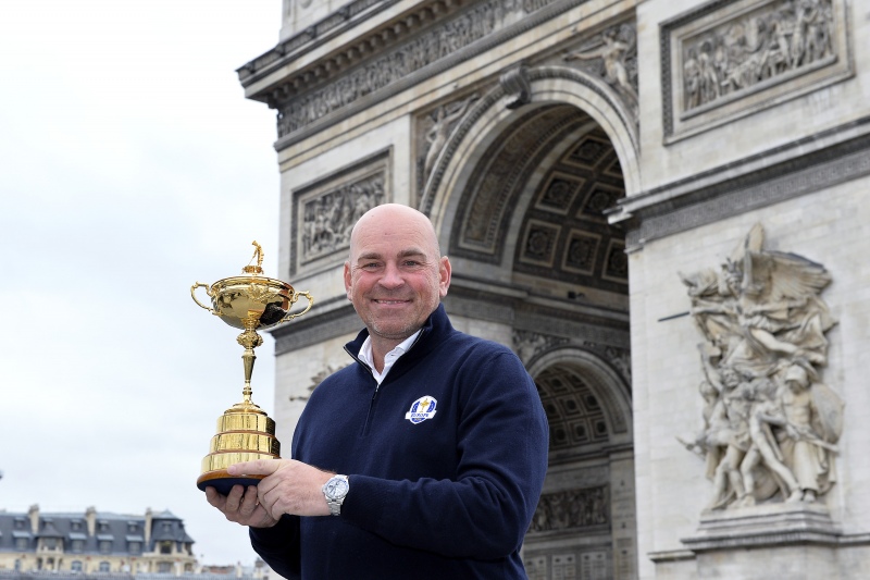 Porsche European Open 2017 am Start Thomas Björn Ryder Cup Captain 2018
