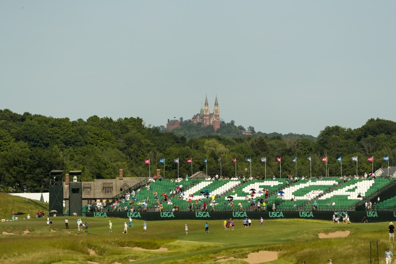 US Open 2017 Erin Hills Golf Course Übungsrunde