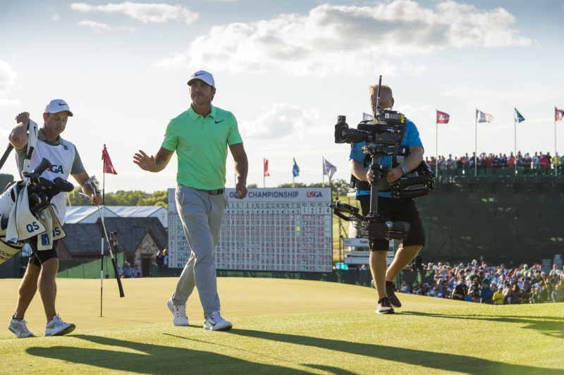 US Open 2017 Erin Hills Brooks Koepka nach Beendigung Finalrunde