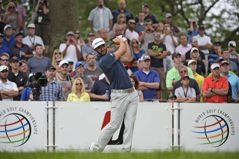 WGC Bridgestone Invitational 2017 Ankündigung Dustin Johnson beim Abschlag (Foto: Getty Images/Chris Condon)